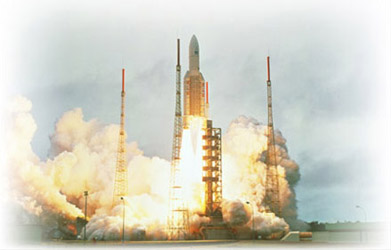 Picture of the Ariane 5 rocket
